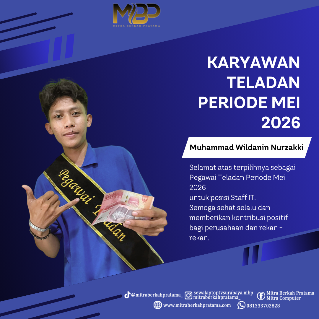 Apresiasi Untuk Saudara Muhammad Wildanin Nurzakki : Menjadi Pegawai Teladan Mei 2026